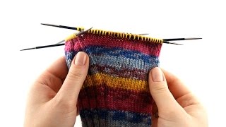 How to Knit Toeup Socks 3 Gusset [upl. by Nilahs]