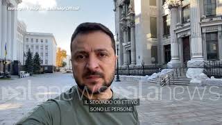 Ucraina Zelensky quotAttaccati con decine di missili iraniani Shahidquot [upl. by Are]