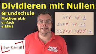 Dividieren mit Nullen  Mathematik  Lehrerschmidt [upl. by Dahaf]