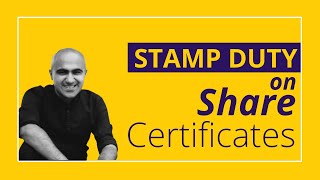 Stamp Duty on share certificates  Startups  Sarthak Ahuja [upl. by Aciria706]