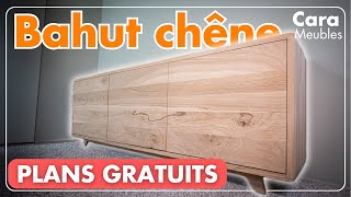 Fabriquer un BAHUT trois portes en chêne DIY Cara Meubles [upl. by Belinda]