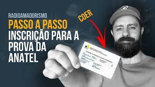 Inscrição para Prova da Anatel  COER 2022  Passo a Passo [upl. by Edbert]