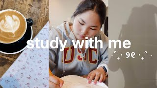 STUDY VLOG 🦢 language learning cafe hopping rebuilding habits [upl. by Amles]