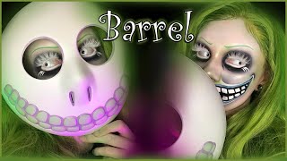 BARREL  THE NIGHTMARE BEFORE CHRISTMAS  HALLOWEEN MAKEUP TUTORIAL [upl. by Hasile]