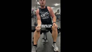 100 Pound Weight Loss  Arm Day  Part 1 weightloss weightlossjourney weightlifting workout gym [upl. by Nibbs]