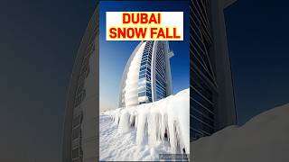 DUBAI SNOWFALL dubai shortsyoutube newvideo trendingshorts snowfall viralmost newshorts [upl. by Pember]