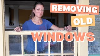 Dont Break your Windows How to remove old window sashes [upl. by Elyag]