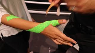 Functional Kinesiology Taping Technique for Thumb Instability [upl. by Redd]