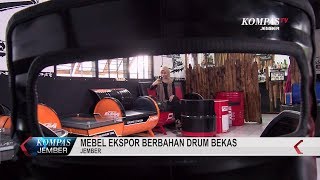 Mebel Ekspor Berbahan Drum Bekas [upl. by Loveridge]