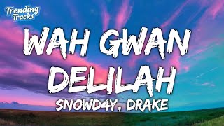 Snowd4y amp Drake  Wah Gwan Delilah Lyrics [upl. by Idnic]