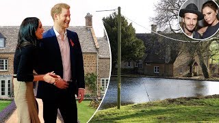 PRINCE Harry and Meghan are ­looking to snap up a Cotswolds love nest next to the Beckhams’ home [upl. by Iahs]