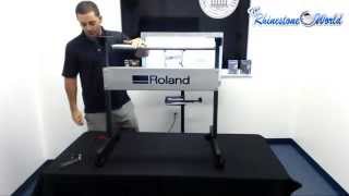 Roland GX24 Setting Up Your Stand [upl. by Harol160]