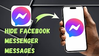 How to Hide Facebook Messenger messages on iPhone iOS 18 [upl. by Glanville228]