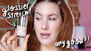 GLOSSIER STRETCH FOUNDATIONthe new best skin tint [upl. by Graehme]