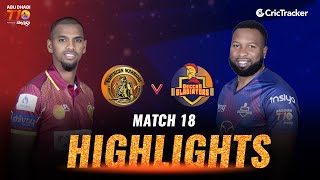 Match 18  Deccan Gladiators vs Northern Warriors Highlights  Season 4 Abu Dhabi T10 League 2021 [upl. by Aiahc]