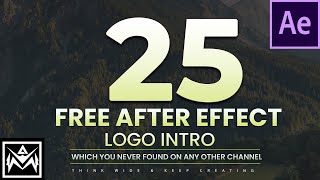 Best 25 Logo Intro After Effects Template Free Download  Copyright Free [upl. by Searle921]