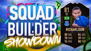 FIFA 19 SQUAD BUILDER SHOWDOWN INFORM STRIKER RICHARLISON [upl. by Cullan]