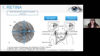 Anatomia y fisiologia de vias visuales Dra C Maldonado Dra K Rojas Dr E Vargas [upl. by Auqinimod]