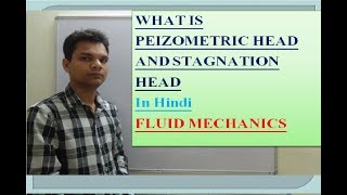 piezometric head stagnation head pressure fluid mechanics [upl. by Merrel]