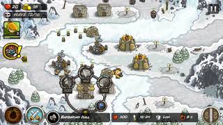 Kingdom rush casual campaign level glacial heights [upl. by Liddie]