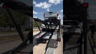 Transporting the Ford F150 PowerBoost Alpha 📦 paxpower Alpha ford ford150 f150 raptor trucks [upl. by Normand690]