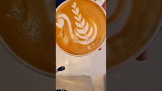 Tulip Latte Swan🦢 🥰 latteart coffee coffeelover shorts shortvideo barista youtubeshorts art [upl. by Rockie]