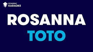 Toto  Rosanna Karaoke With Lyrics [upl. by Rephotsirhc]