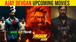 Ajay Devgn Upcoming Movies 20242025  10 Biggest Ajay Devgan Upcoming Movies After Shaitaan List [upl. by Conah]