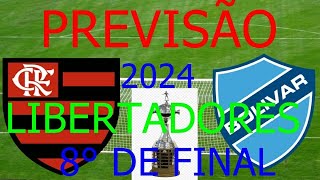 FLAMENGO E BOLIVA PREVISÃO 8° DE FINAL LIBERTADORES 2024 [upl. by Dominy144]