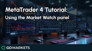 MT4 Trading Tutorial  Using The Market Watch Panel in MetaTrader4 [upl. by Darelle]