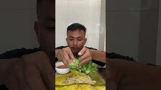 Rice Pancake Khmer mukbang shorts [upl. by Arondell]