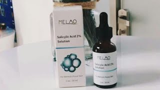 MELAO Saliclic Acid 2 Solution Honest ReviewShajbo [upl. by Einallem]