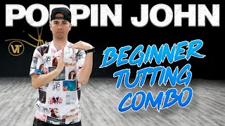 Beginner Tutting Combo Dance Moves Tutorials Poppin John  MihranTV MIHRANKSTUDIOS [upl. by Salita]