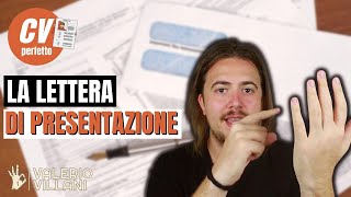 COME SCRIVERE LA LETTERA DI PRESENTAZIONE COVER LETTER IN 5 STEP [upl. by Bigot931]