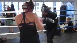 Girls sparring at Lollos 4 15July 2017 [upl. by Esenwahs273]