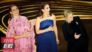 Maya Rudolph Tina Fey and Amy Poehler Set the Tone at the 2019 Oscars  THR News [upl. by Latimore]