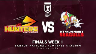 SP PNG Hunters vs Wynnum Manly Seagulls  Match Highlights  QRL Hostplus Cup  Finals Week 1 [upl. by Phelgon553]