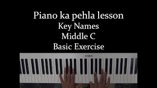 Learn Piano and Keyboard The basics Lesson 1 Knowing the Piano UrduHindi [upl. by Nasah]