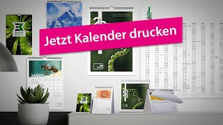 Kalender drucken lassen – günstig und in TopQualität bei WIRmachenDRUCK [upl. by Skolnik745]