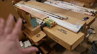 Vintage Fluorescent Lamp BulbTube Haul many for salefree PART 1 [upl. by Christmas]