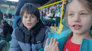 Ado Den Haag  Feyenoord Bingoal stadion met Ilia en Maja [upl. by Rogers890]