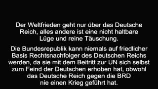 Warum die BRD nicht Deutschland ist und nie wird [upl. by Juback]