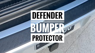 Land Rover Defender Rear Bumper Protector  How to install [upl. by Kampmann]