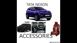 ACCESSORIES FOR TATA NEXON  TATA NEXON ACCESSORIES [upl. by Ingraham]