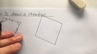 How to draw a rhombus [upl. by Gare929]