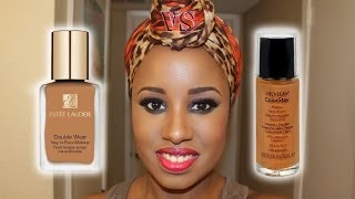 Estee Lauder Double Wear vs Revlon Colorstay Foundation [upl. by Teeniv681]