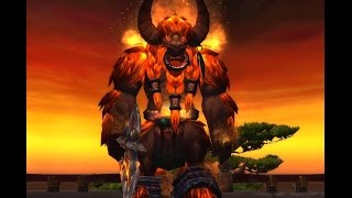 World of Warcraft Ордос Огненный бог яунголов Ordos FireGod of the Yaungol 1080р60HD [upl. by Eecart]