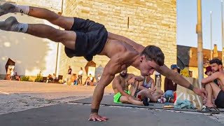 Street Workout in public 16 With Reactions [upl. by Nylimaj]