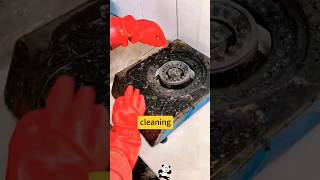 Dirtiest Stove Cleaning In One Minute kitchen cleaning cleaningmotivation kitchencleaning [upl. by Sweyn23]