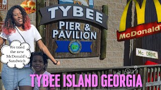 Tybee Island Georgia Vlog  New McDonalds Sandwich travelvlog [upl. by Dworman]